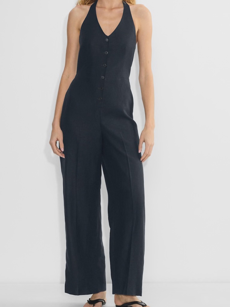 Aritzia Linen Jumpsuit (Us 6)